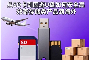 從SD卡到固態U盤如何安全高效寄存儲類產品到海外