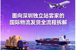 面向深圳獨立站賣家的國際物流發(fā)貨全流程拆解